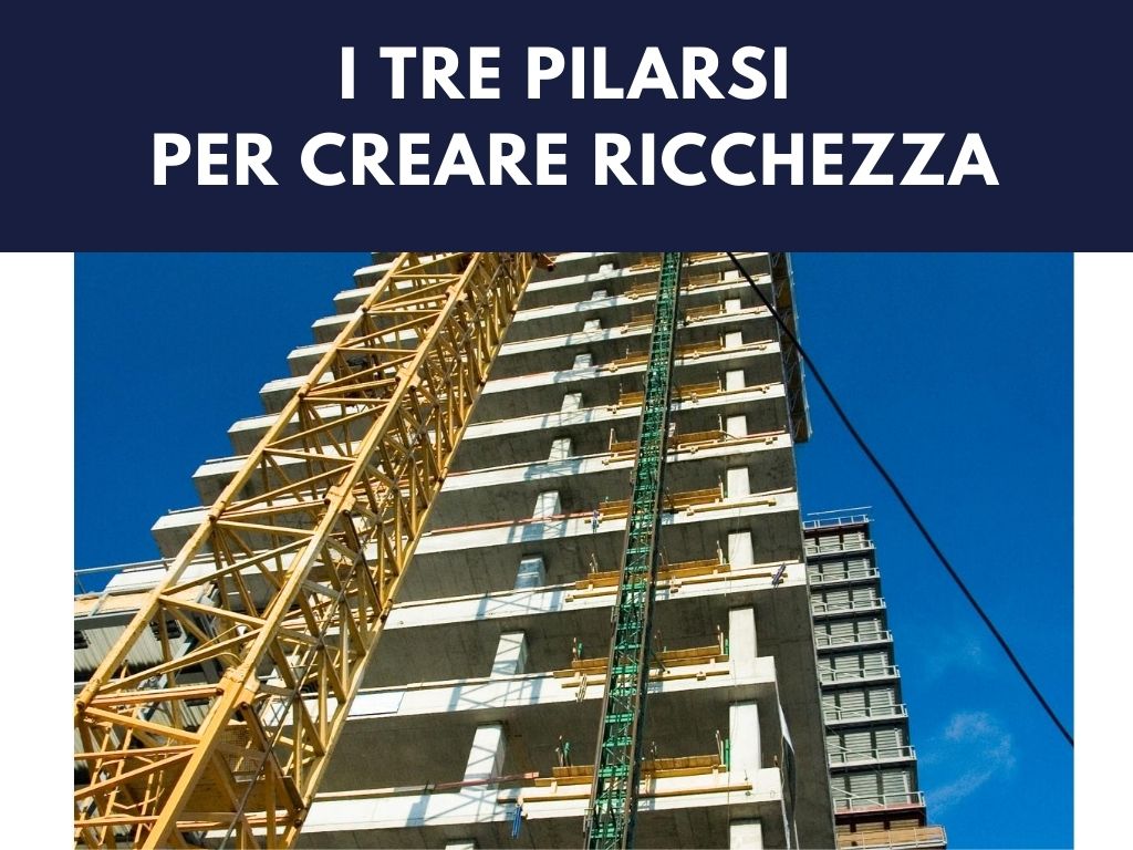 I tre pilastri per creare ricchezza